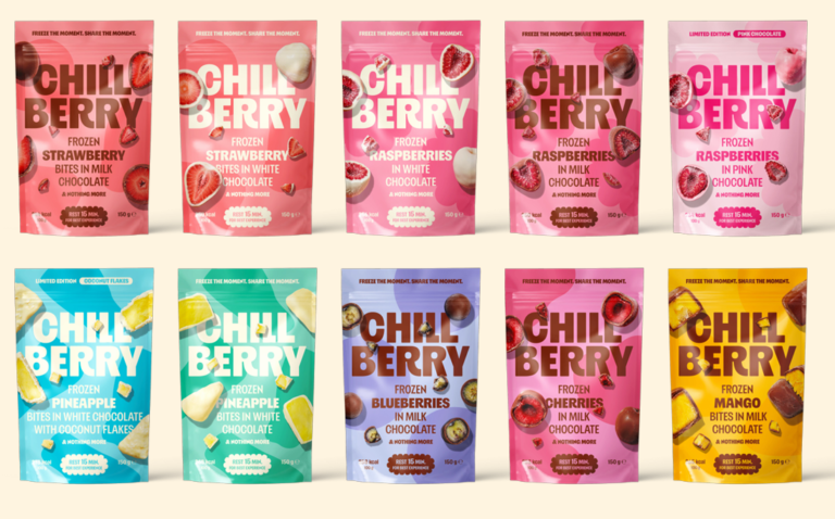 CHILLBERRY po rebrandingu. Polska marka chce budować kategorię mrożonych przekąsek